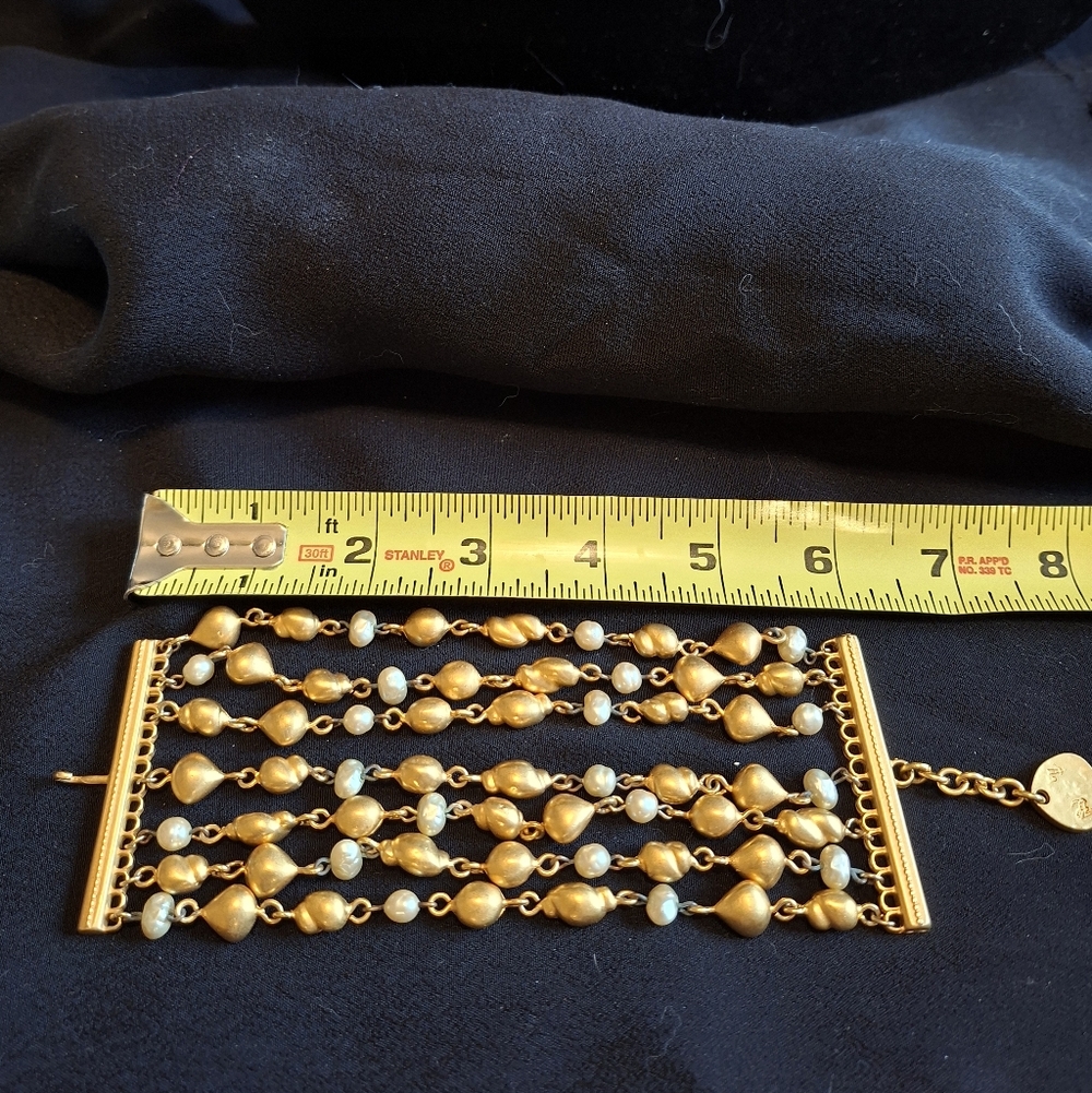 Vintage Karl Lagerfeld Bijoux Couture Bracelet - Picture 6 of 6